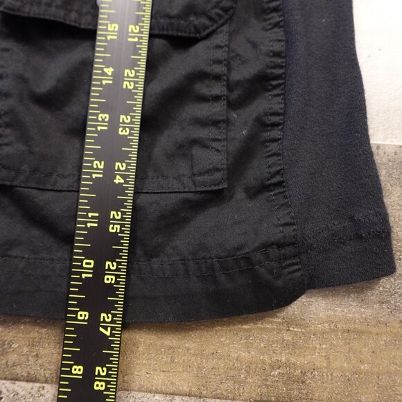 Hot Topic Military-Style Hooded Utility Jacket Women’s XL Black - Picture 6 of 11